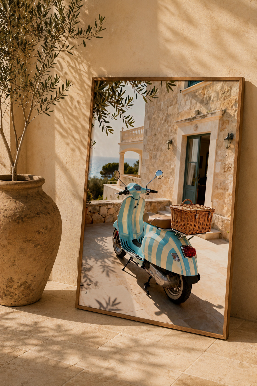 Blue Mediterranean Wall Art Bundle of 21: European Summer Photography Printable