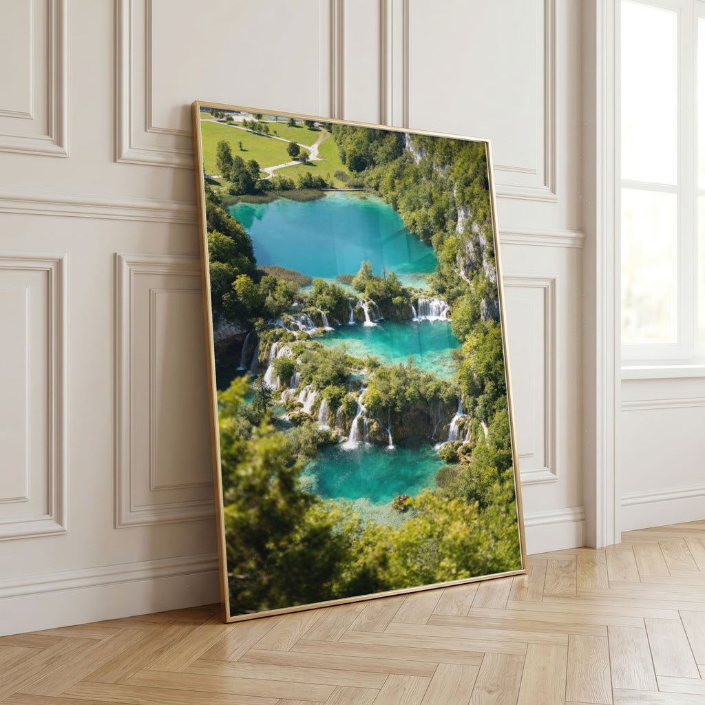 Plitvice Lakes Wall Art Bundle of 25: Croatia Waterfalls, Turquoise Lakes & Nature Photography Printable