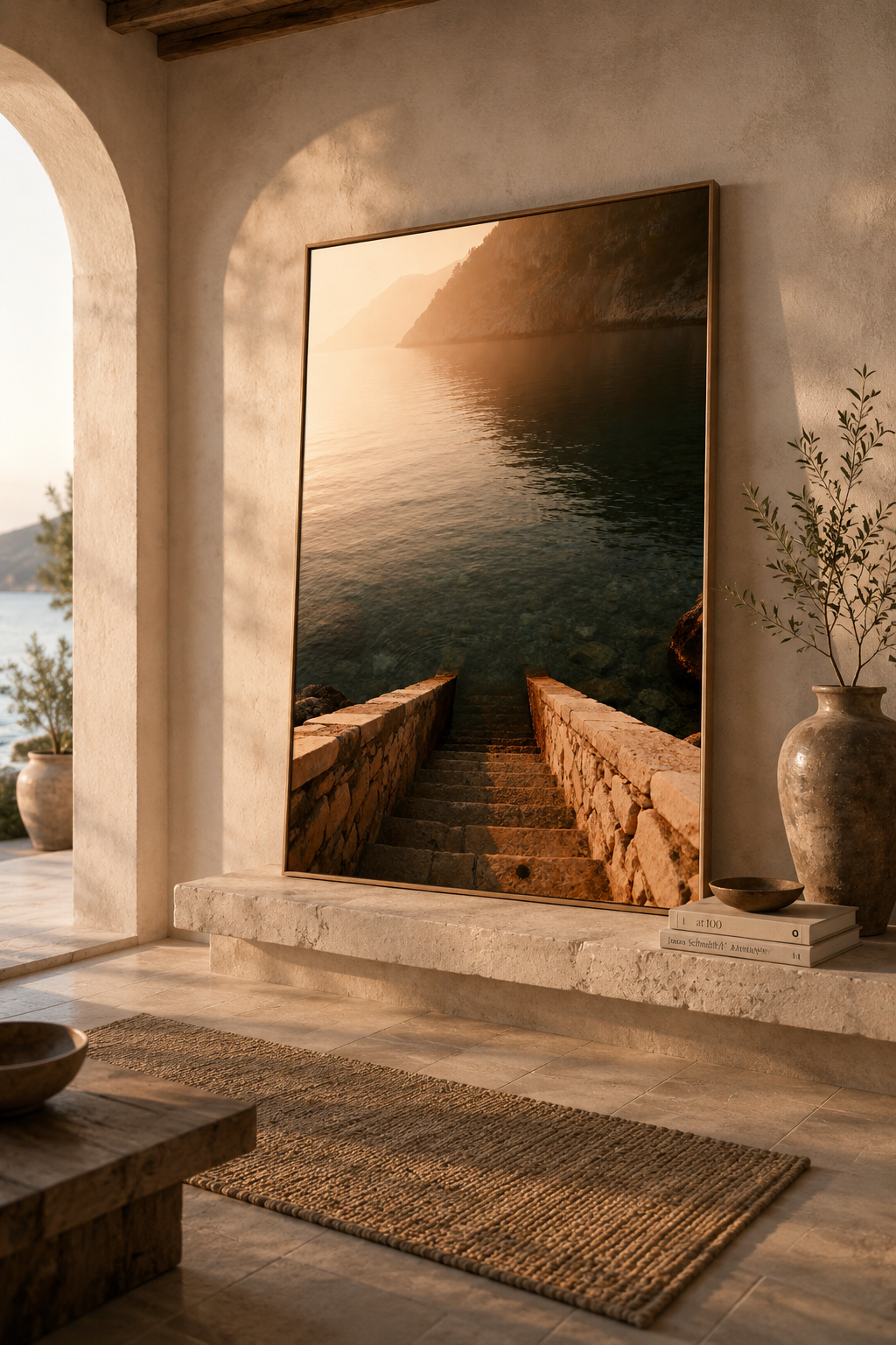 Mediterranean Morning Wall Art Set of 50: Quiet Luxury European Summer Photography Printable