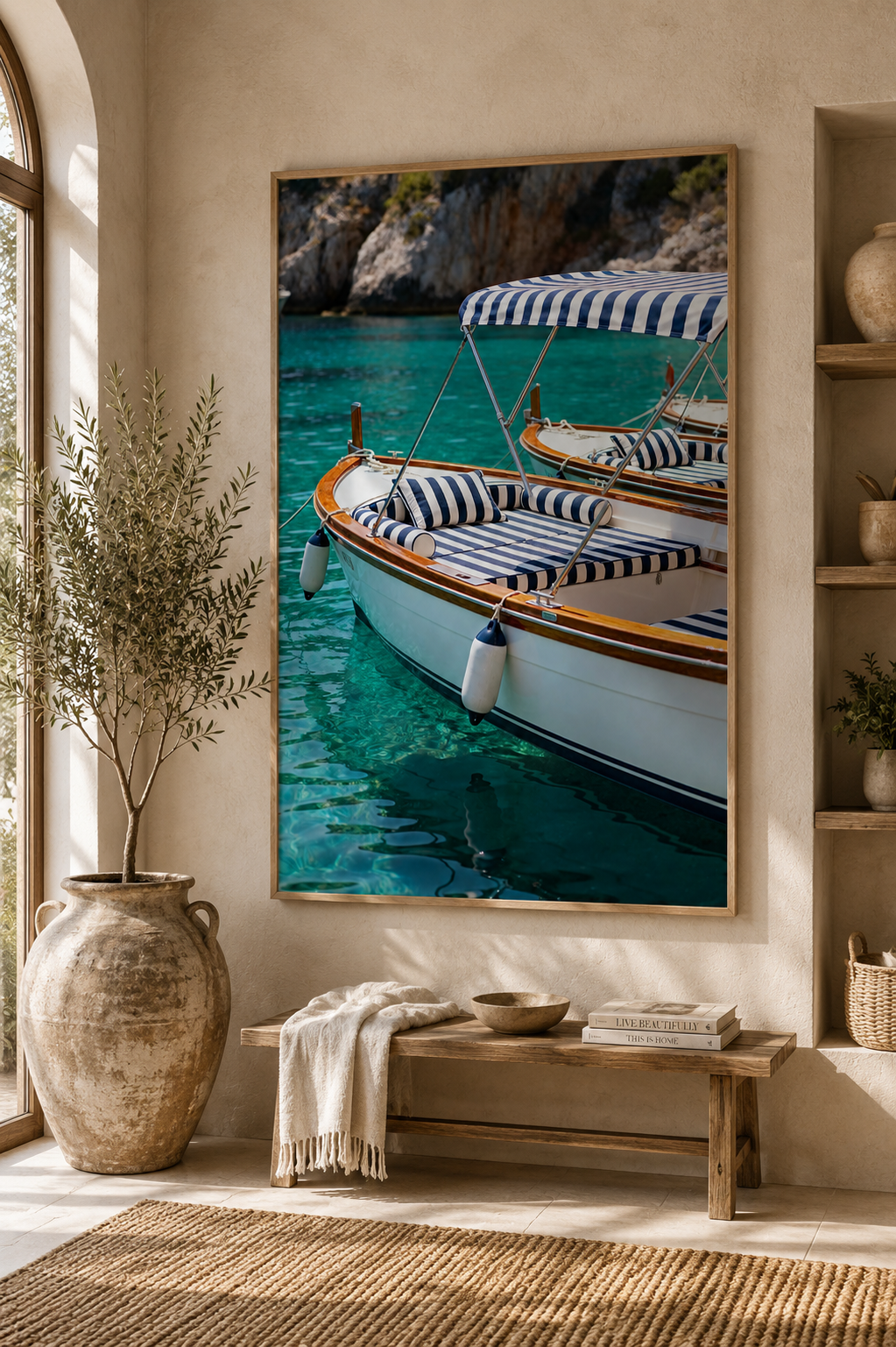 Blue Mediterranean Wall Art Bundle of 21: European Summer Photography Printable