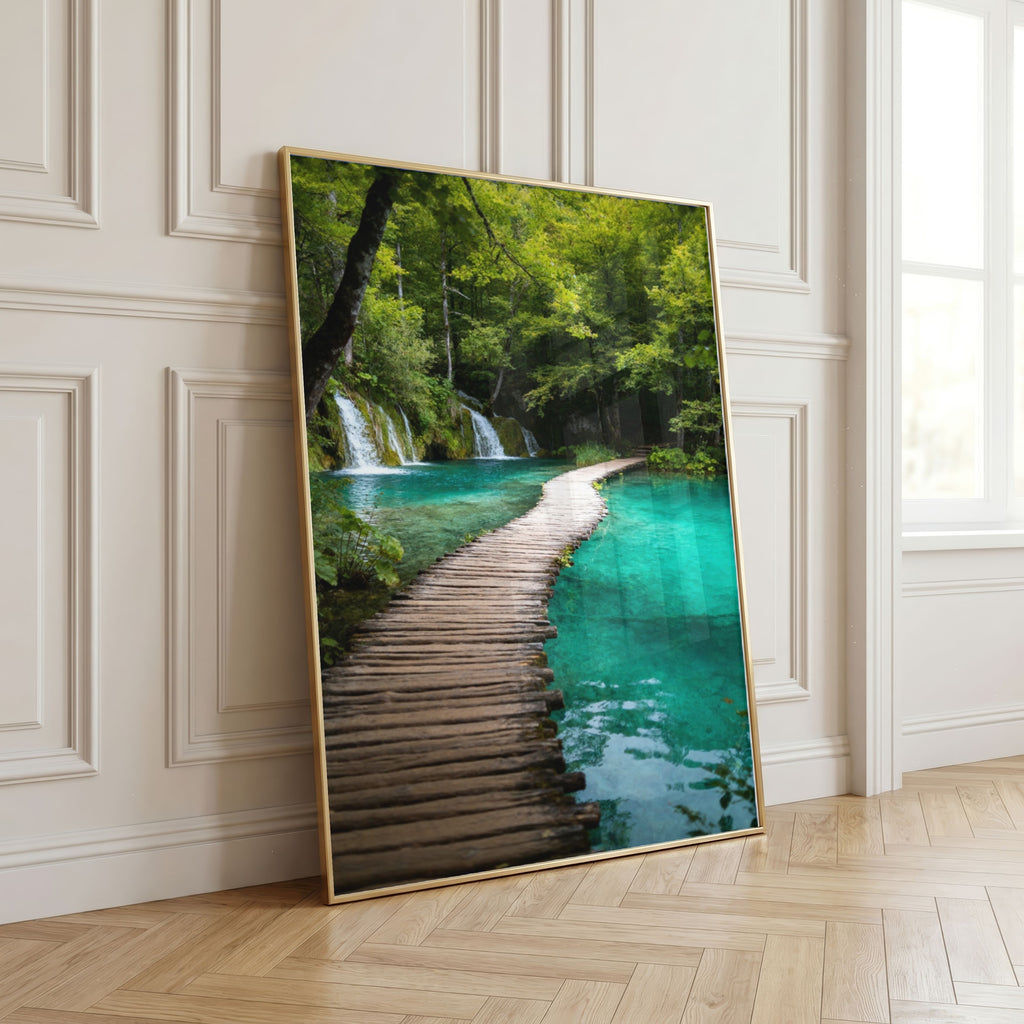 Plitvice Lakes Wall Art Bundle of 25: Croatia Waterfalls, Turquoise Lakes & Nature Photography Printable