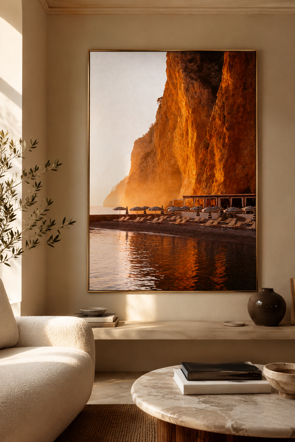 Mediterranean Morning Wall Art Set of 50: Quiet Luxury European Summer Photography Printable