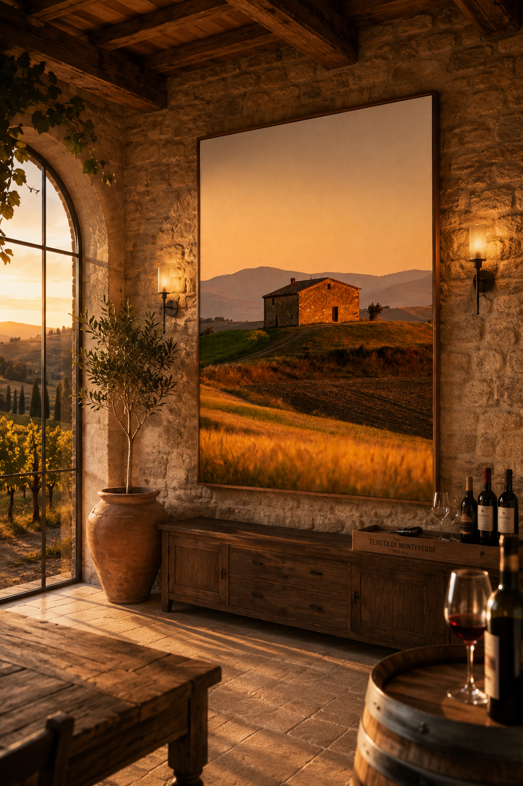 Tuscany Wall Art Bundle of 27: Italian Countryside Sunset Printable