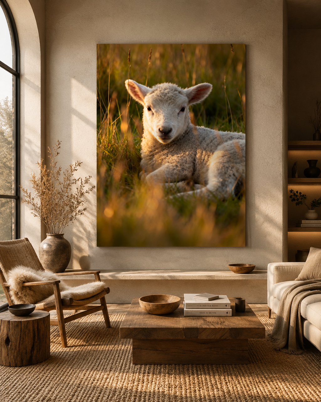 Lamb Wall Art Set of 12: Baby Sheep Nursery & Farmhouse Printable