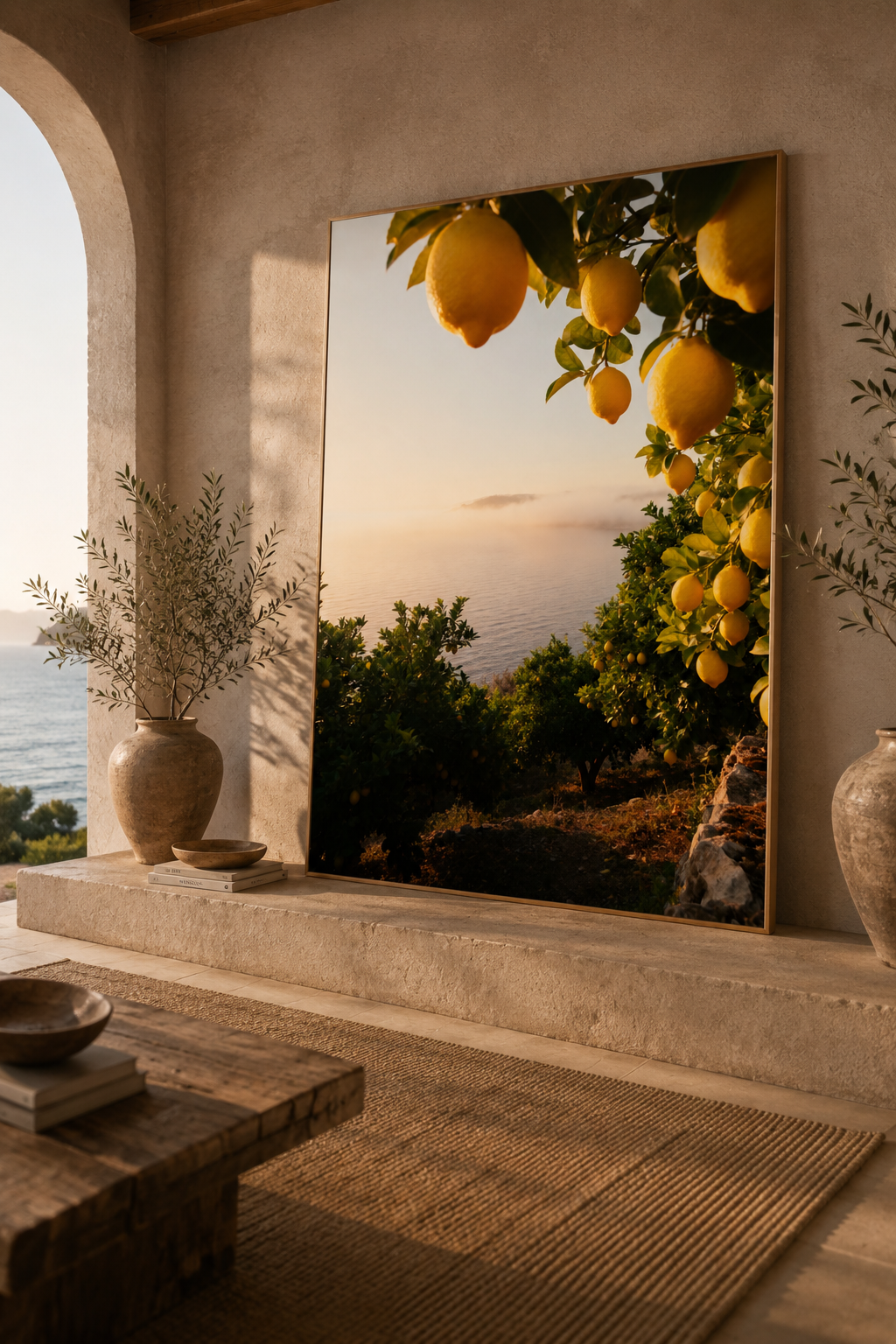 Mediterranean Morning Wall Art Set of 50: Quiet Luxury European Summer Photography Printable