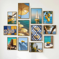 Italian Lemon Wall Art Set of 25: Amalfi Coast Mediterranean Summer Printable