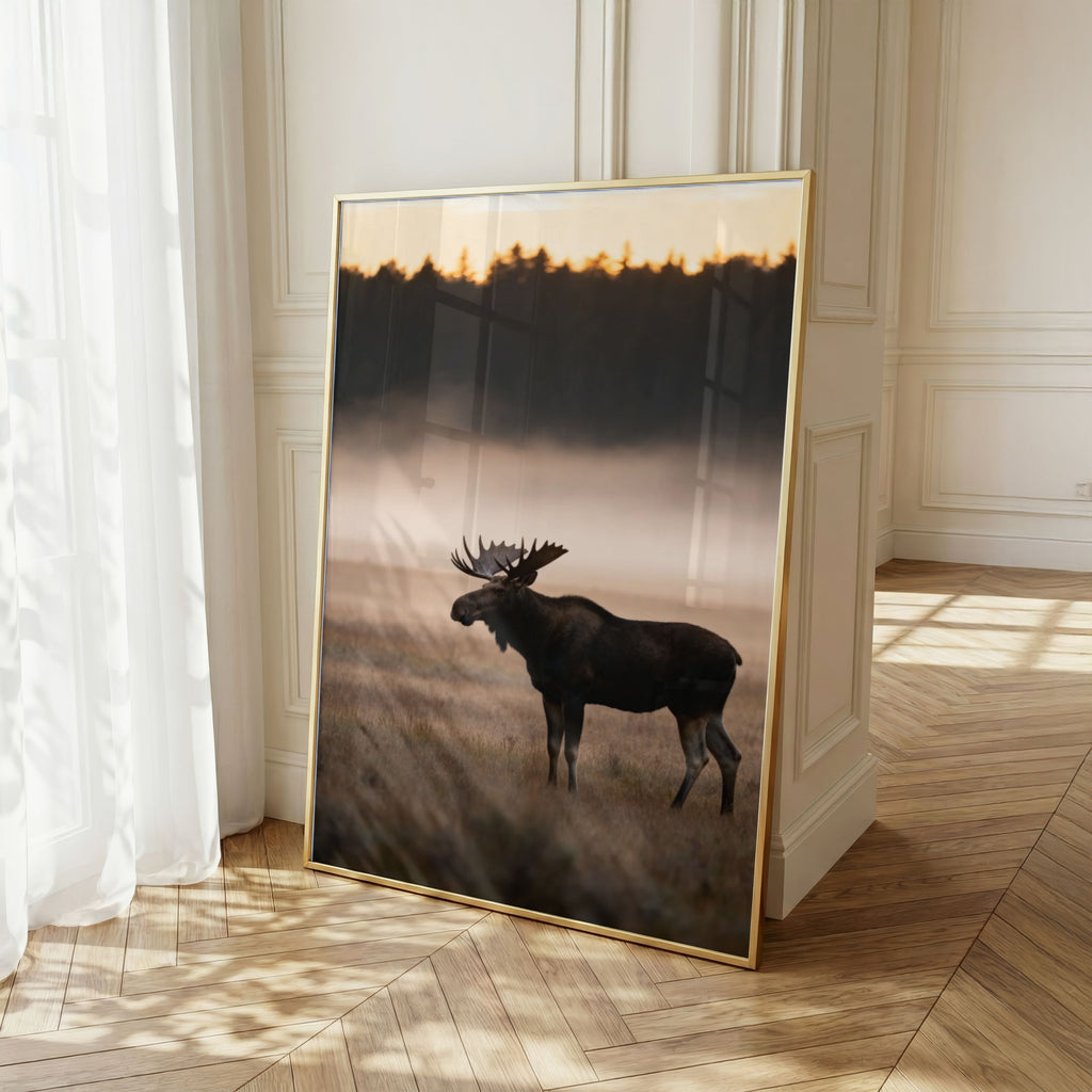 Moose Wall Art Set of 18: Wildlife Photography, Rustic Cabin & Nordic Lodge Decor Printable