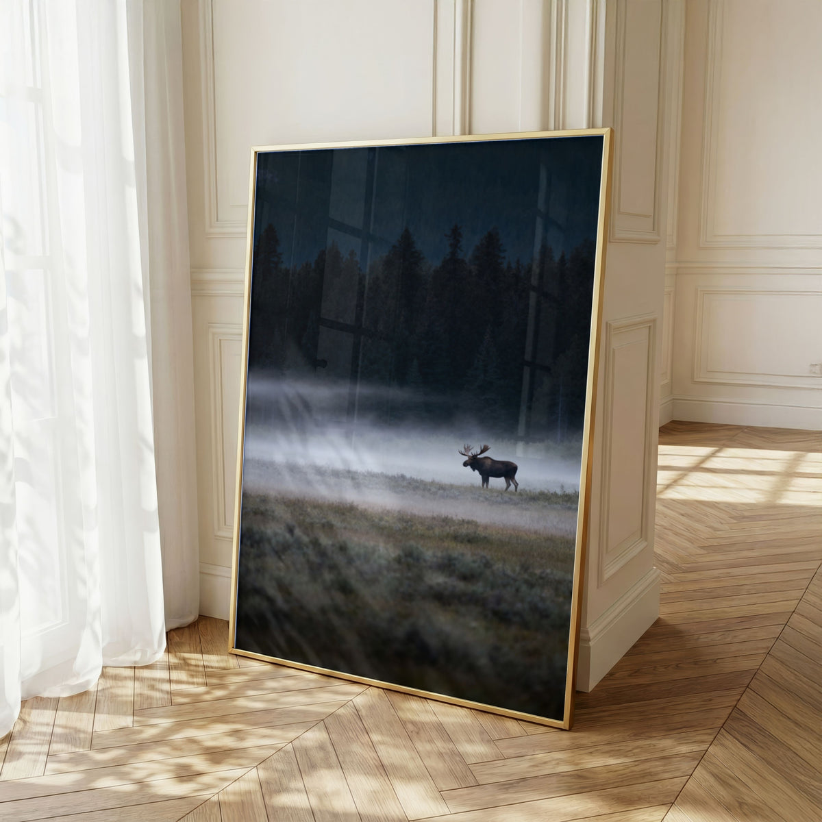 Moose Wall Art Set of 18: Wildlife Photography, Rustic Cabin & Nordic Lodge Decor Printable