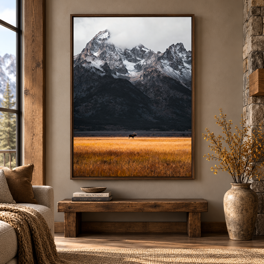 Moose Wall Art Set of 18: Wildlife Photography, Rustic Cabin & Nordic Lodge Decor Printable