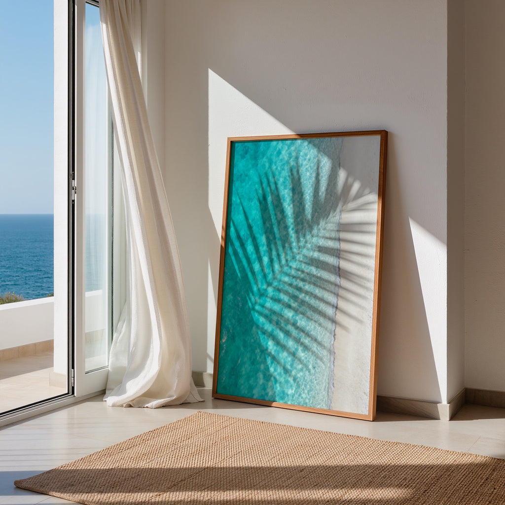 Ocean Photography Wall Art Set of 10: Coastal Beach Printable, Turquoise Water Decor