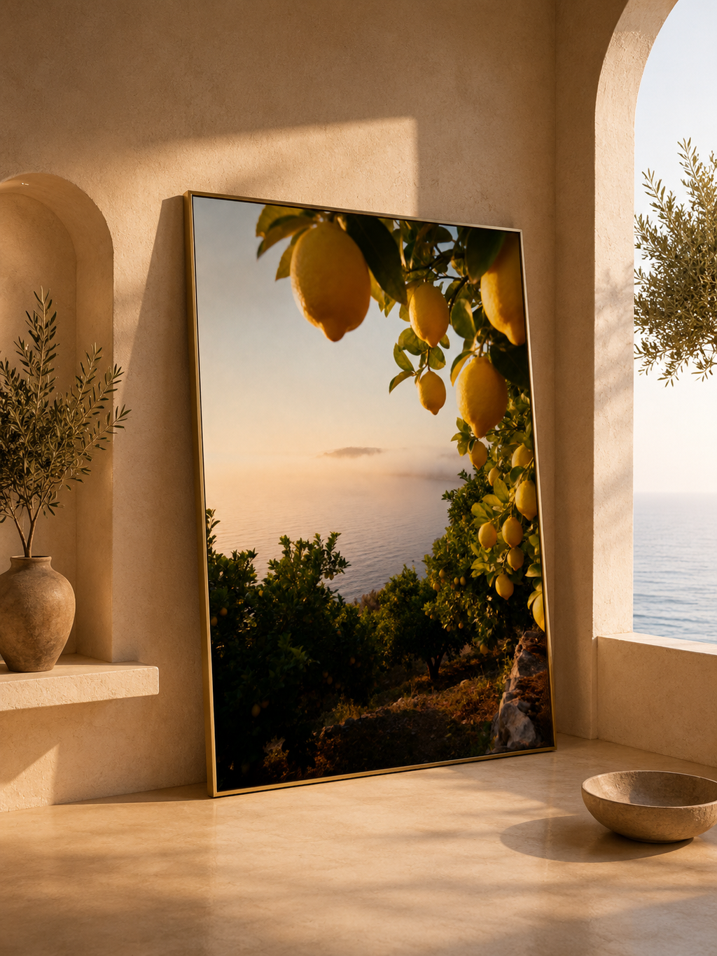 Mediterranean Morning Wall Art Set of 50: Quiet Luxury European Summer Photography Printable
