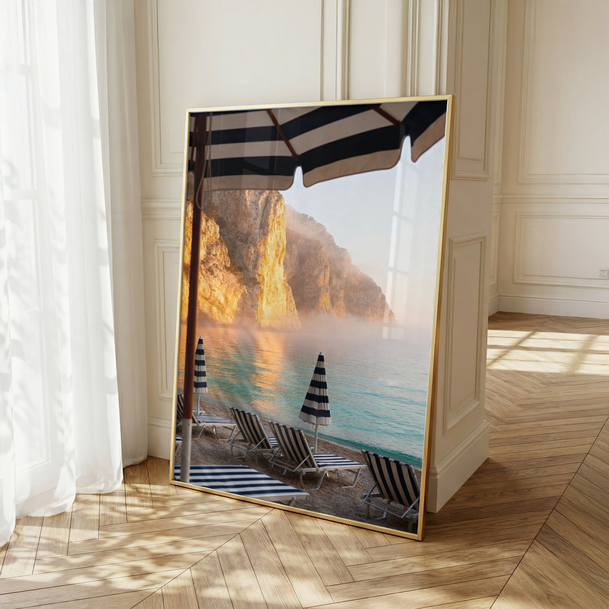 Italian Coast Wall Art Set of 12: Mediterranean Beach Photography Bathroom Decor Printable