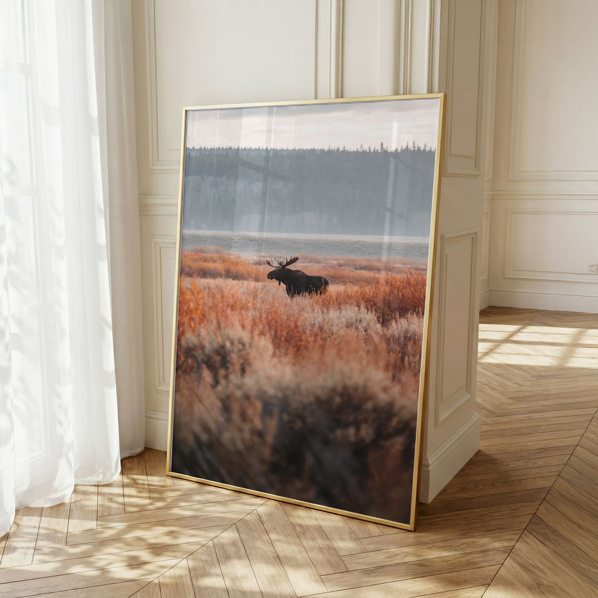 Moose Wall Art Set of 18: Wildlife Photography, Rustic Cabin & Nordic Lodge Decor Printable