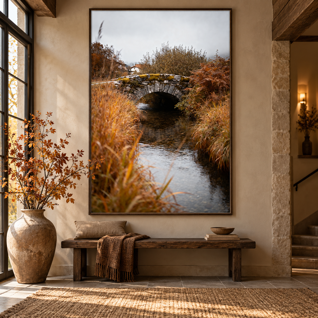 Autumn Wall Art Set of 12: Fall Landscape Photography, Rustic Country Nature Decor Printable