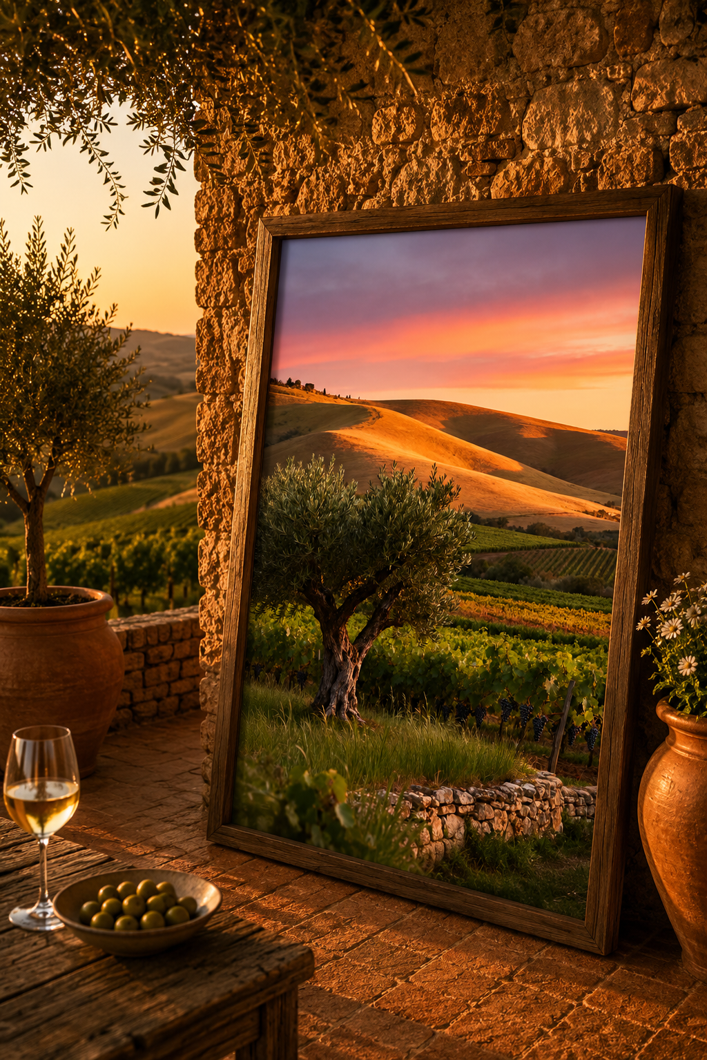 Tuscany Wall Art Bundle of 27: Italian Countryside Sunset Printable