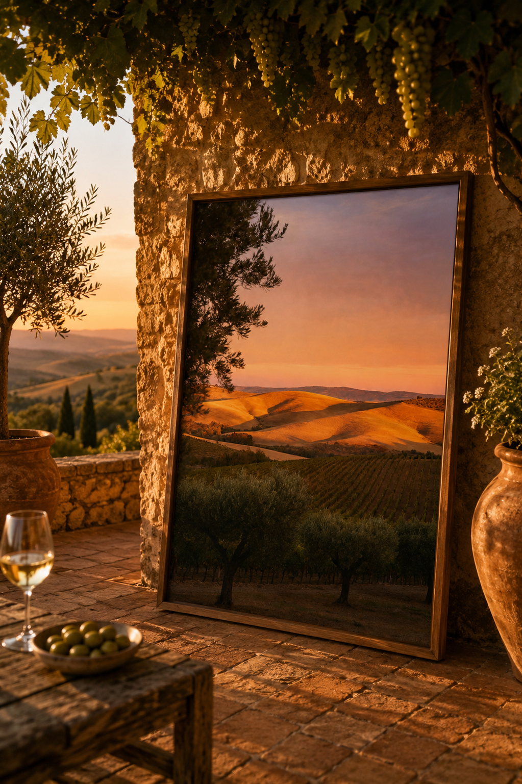 Tuscany Wall Art Bundle of 27: Italian Countryside Sunset Printable
