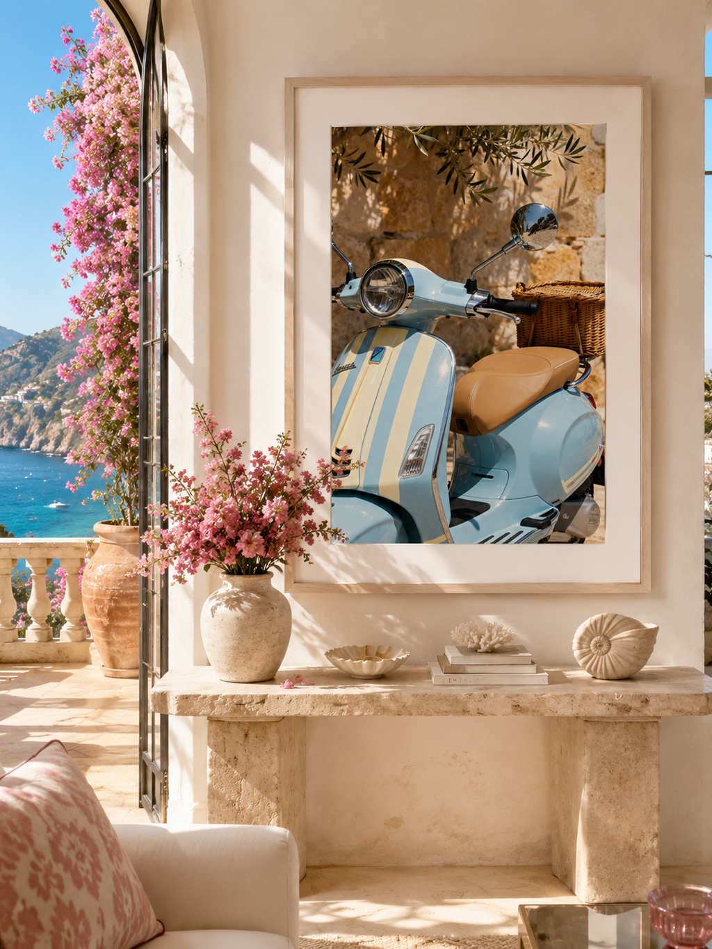 Mediterranean Wall Art Set of 12: Italian Riviera Photography Bundle, European Summer Printable Decor