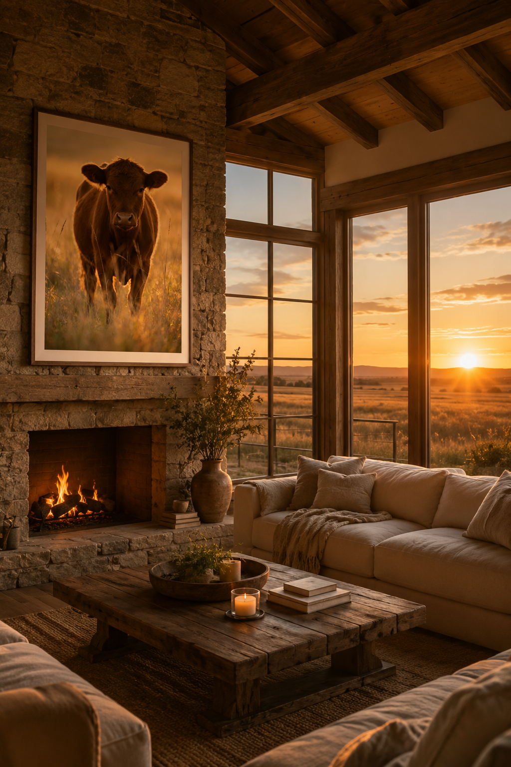 Farm Animal Wall Art Bundle of 34: Rustic Farmhouse Decor, Countryside Printable