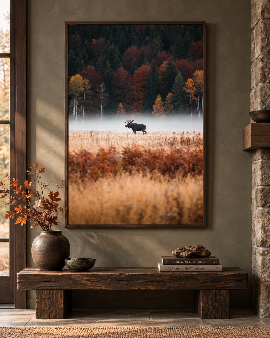 Moose Wall Art Set of 18: Wildlife Photography, Rustic Cabin & Nordic Lodge Decor Printable