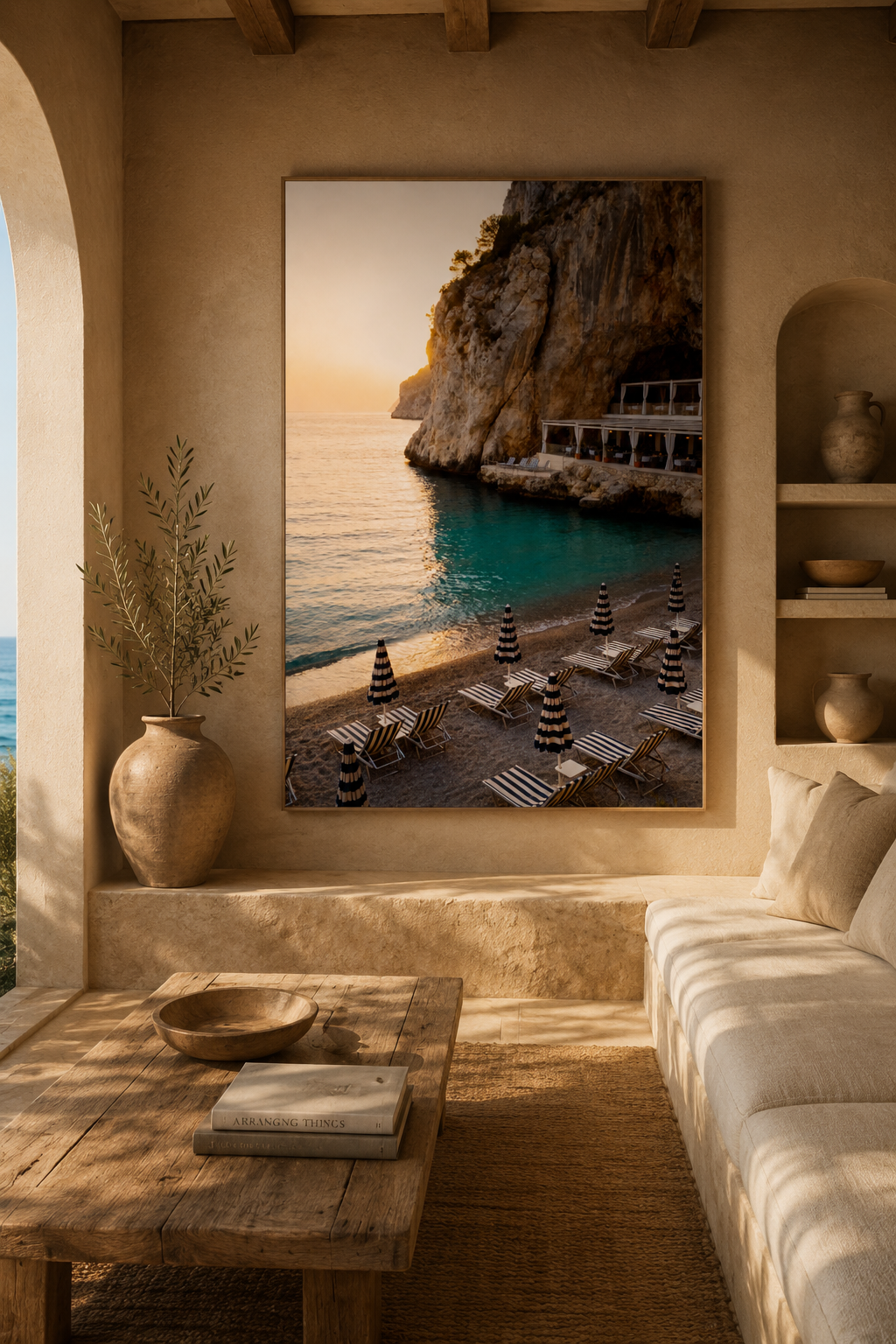Mediterranean Morning Wall Art Set of 50: Quiet Luxury European Summer Photography Printable