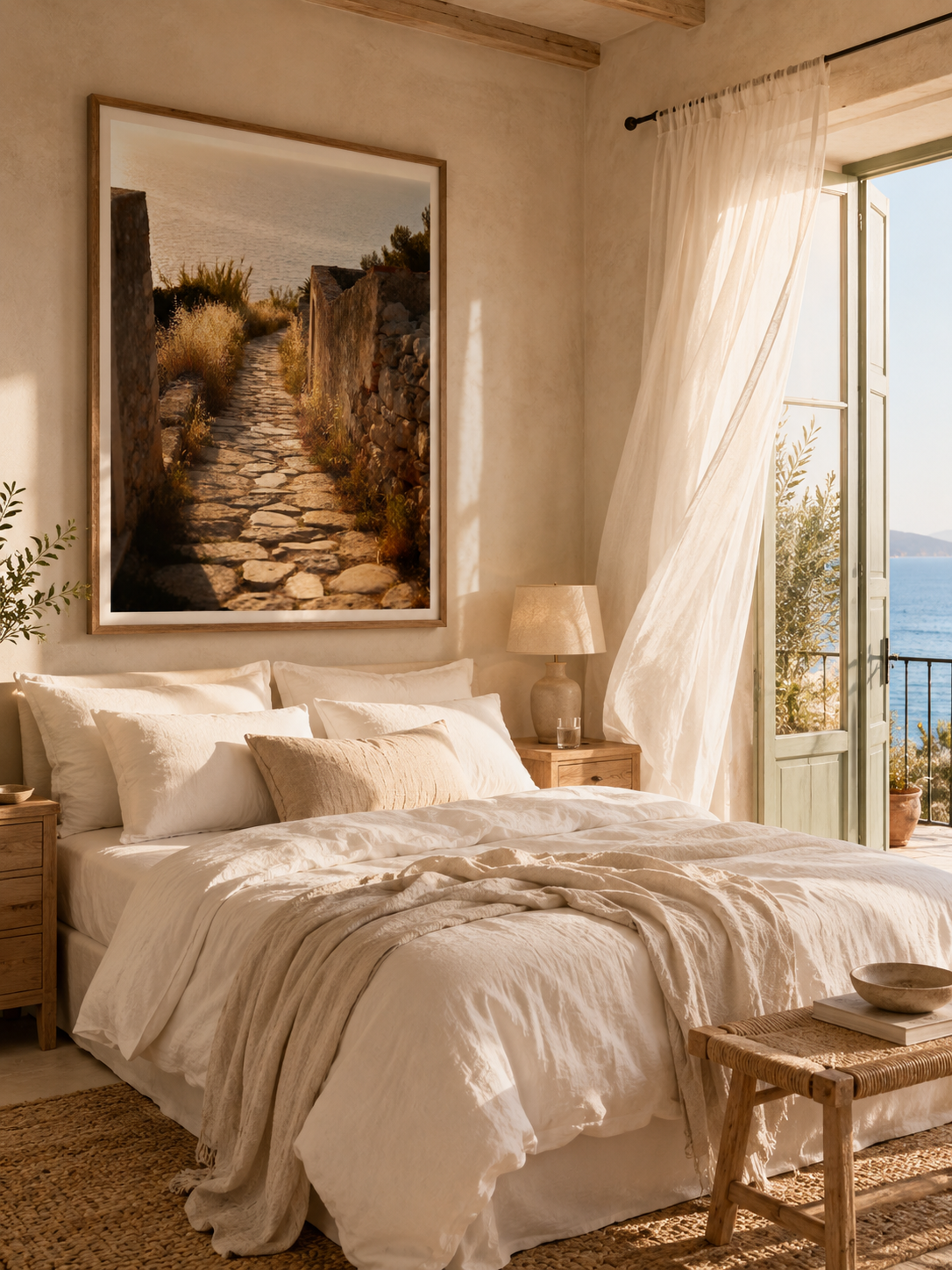 European Summer Wall Art Set of 15: Mediterranean Coastal Photography Printable
