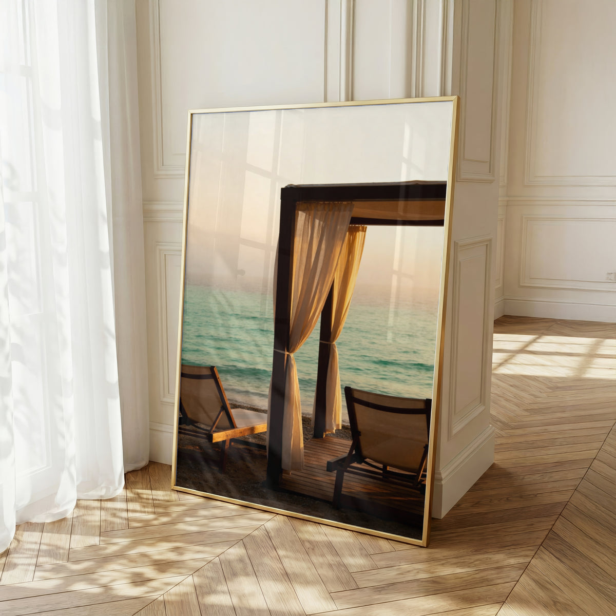 Mediterranean Morning Wall Art Set of 50: Quiet Luxury European Summer Photography Printable