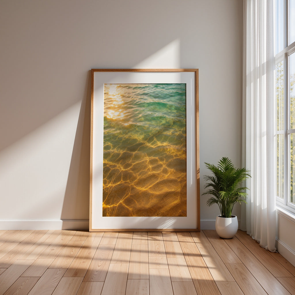 Ocean Photography Wall Art Set of 10: Coastal Beach Printable, Turquoise Water Decor