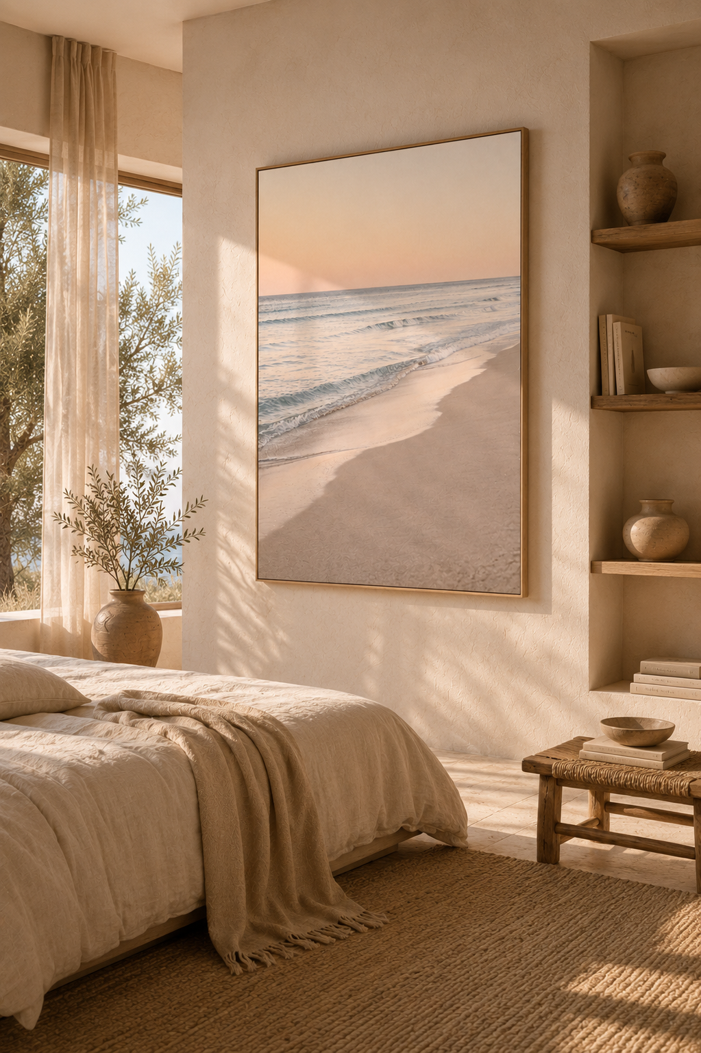 Coastal Wall Art Bundle of 30: Beach Photography & Neutral Ocean Printable