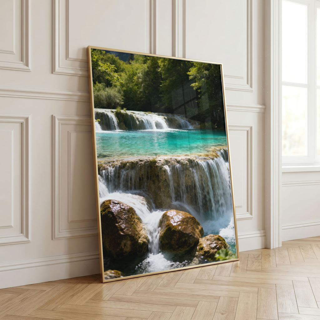 Plitvice Lakes Wall Art Bundle of 25: Croatia Waterfalls, Turquoise Lakes & Nature Photography Printable