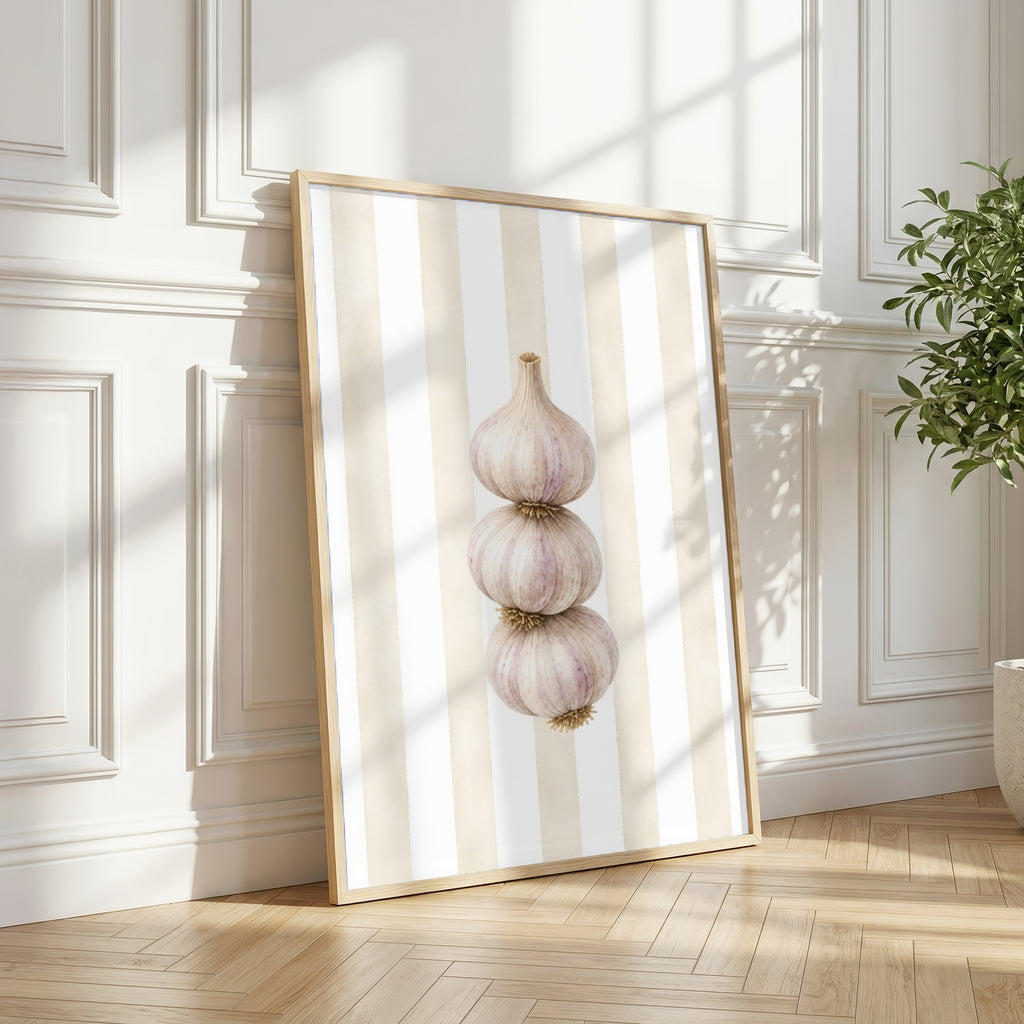 Mediterranean Kitchen Wall Art Set of 6: Italian Food Decor Printable