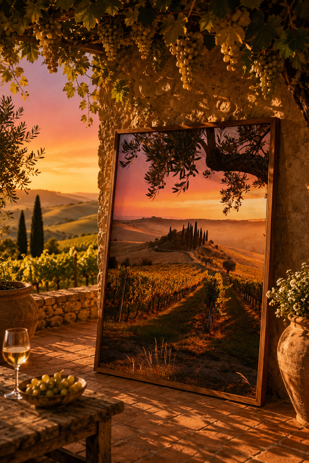 Tuscany Wall Art Bundle of 27: Italian Countryside Sunset Printable