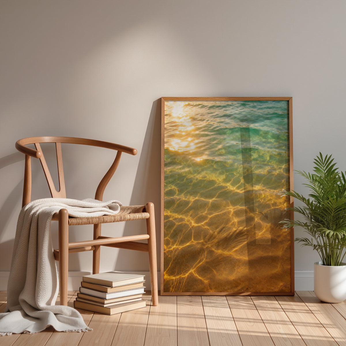 Ocean Photography Wall Art Set of 10: Coastal Beach Printable, Turquoise Water Decor