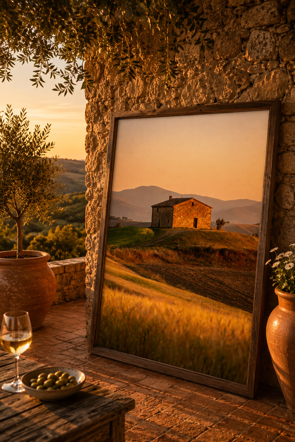 Tuscany Wall Art Bundle of 27: Italian Countryside Sunset Printable