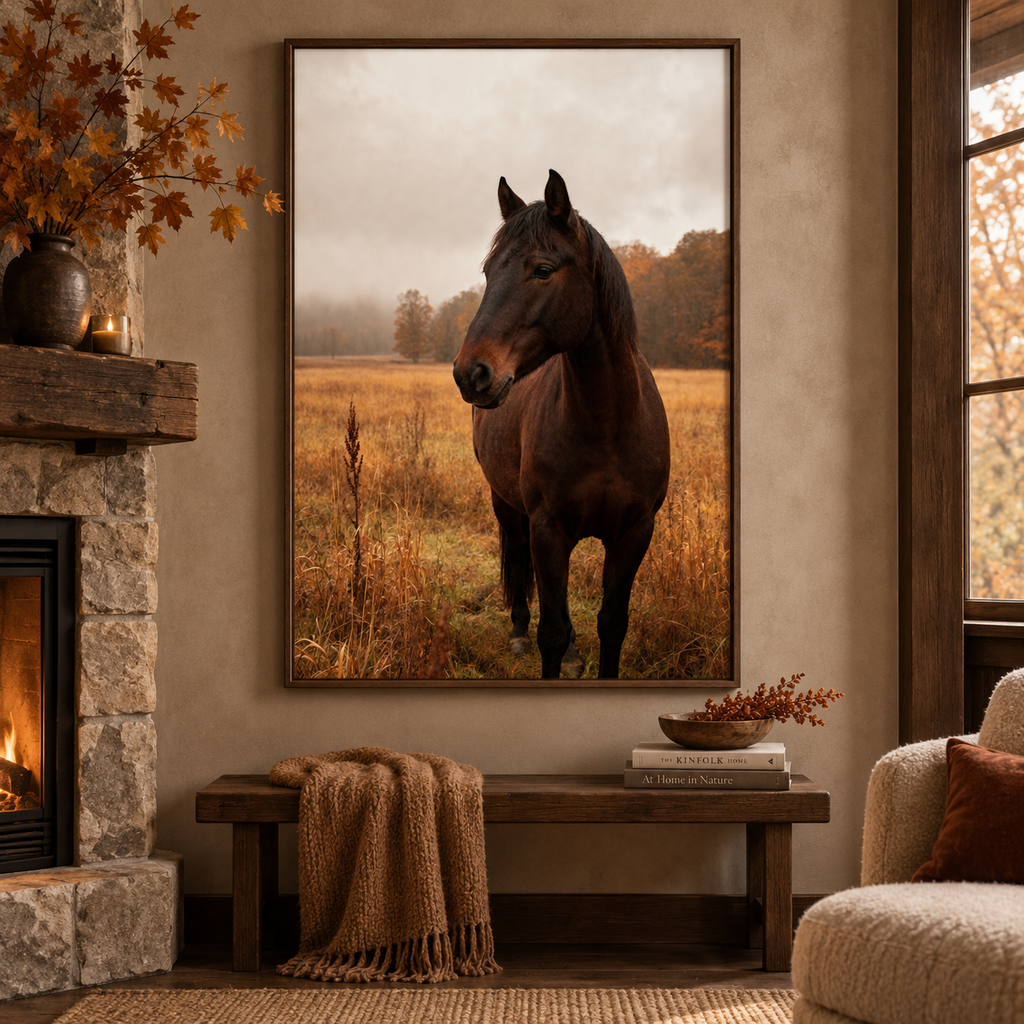 Autumn Wall Art Set of 12: Fall Landscape Photography, Rustic Country Nature Decor Printable