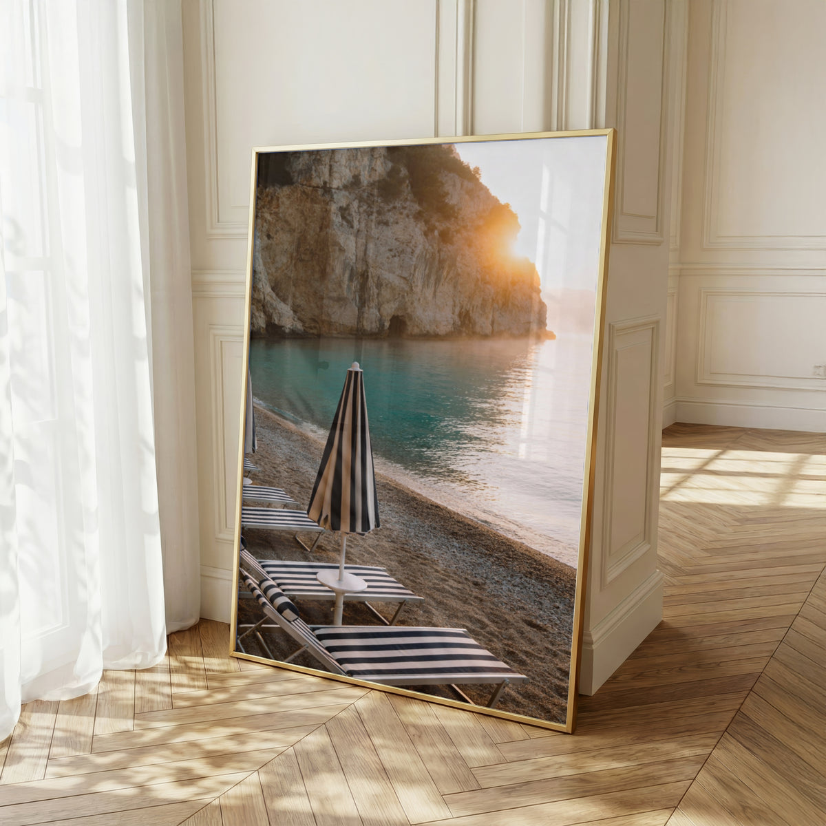 Mediterranean Morning Wall Art Set of 50: Quiet Luxury European Summer Photography Printable