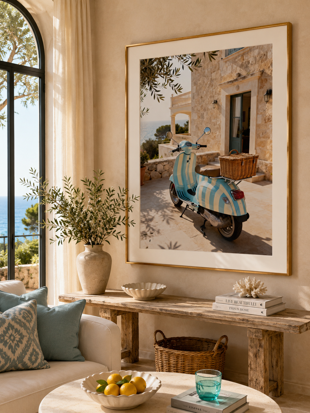 Mediterranean Wall Art Set of 12: Italian Riviera Photography Bundle, European Summer Printable Decor