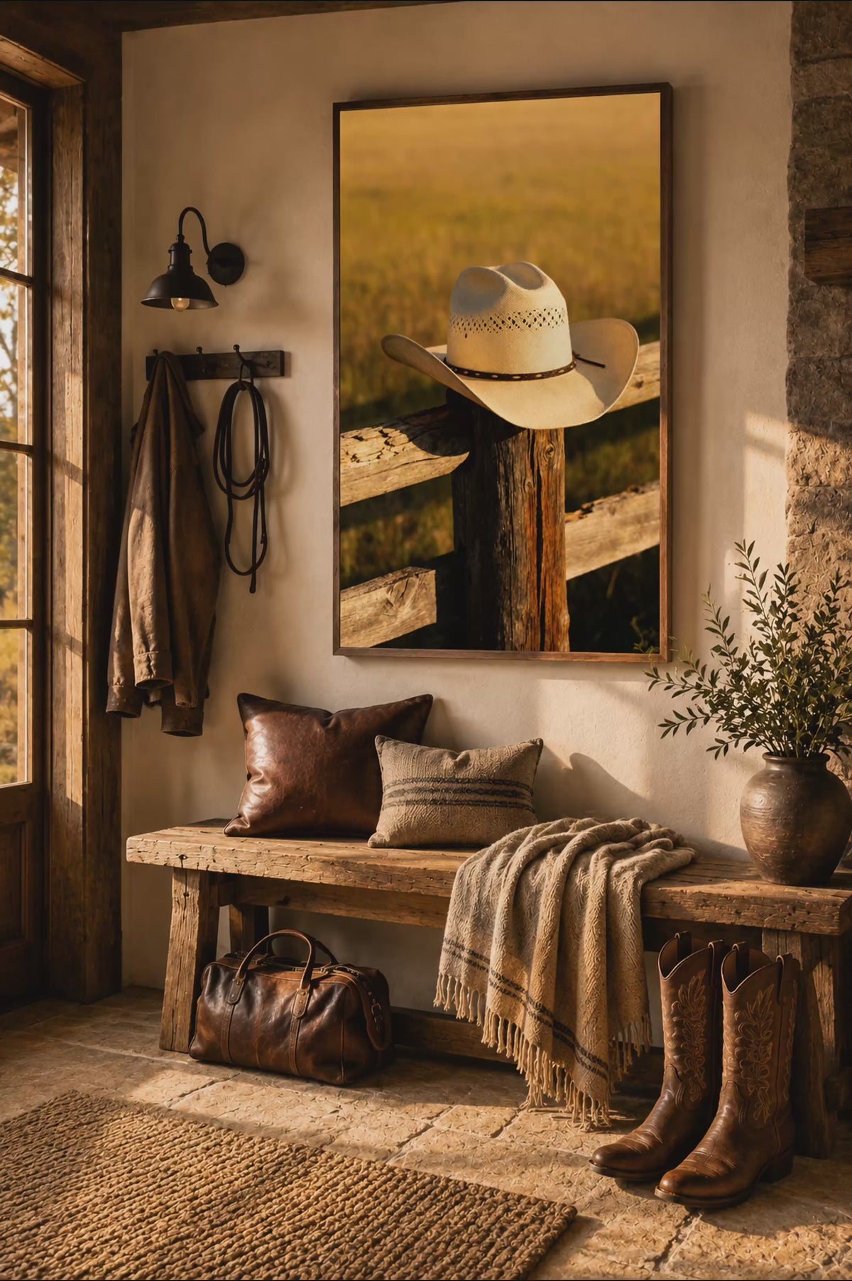 Farmhouse Wall Art Bundle of 12: Rustic Country Landscape Printable
