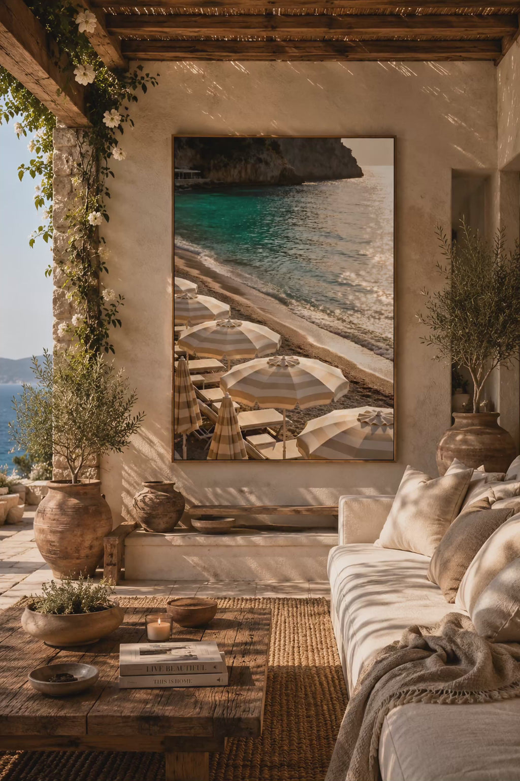 European Summer Wall Art Set of 15: Mediterranean Coastal Photography Printable